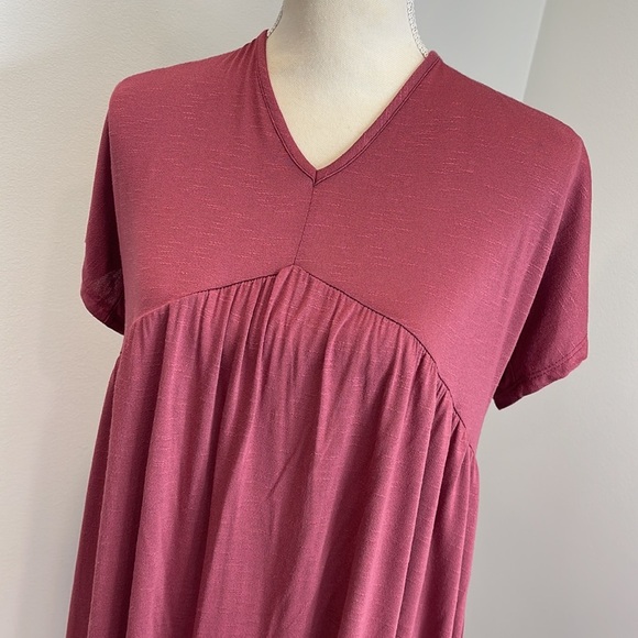 Olivia Rae Flowy Dress (Mauve Color) - Picture 2 of 4